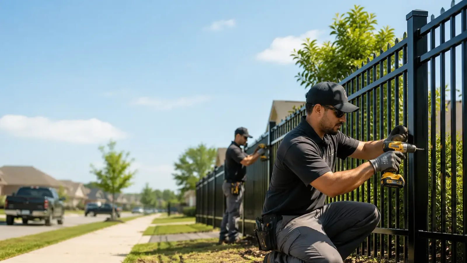 Metal Fence Installation in Dell, AR